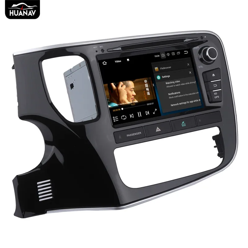 Android 8,0 DVD плеер автомобиля комплект с gps-навигатором для Mitsubishi Outlander autostereo радио мультимедиа DSP