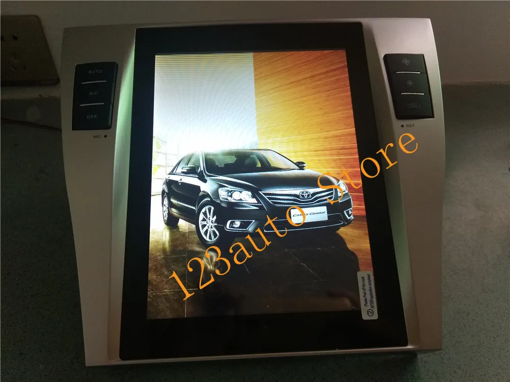 10,4 ''вертикальный Tesla стиль Android 8,1 автомобильный DVD gps плеер NAVI для Toyota Camry Aurion daihatsu altis 2007-2011 PX6 CARPLAY