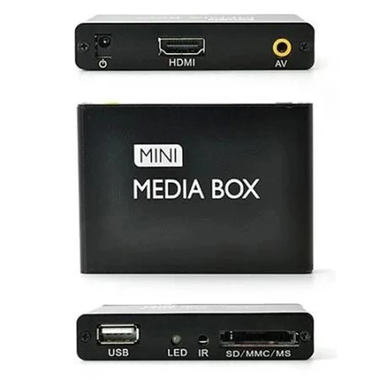 1080 P полный HDD Media Player YPrPb HDMI/AV SD/MMC MKV AVI rmvb видео плеер с Дистанционное управление