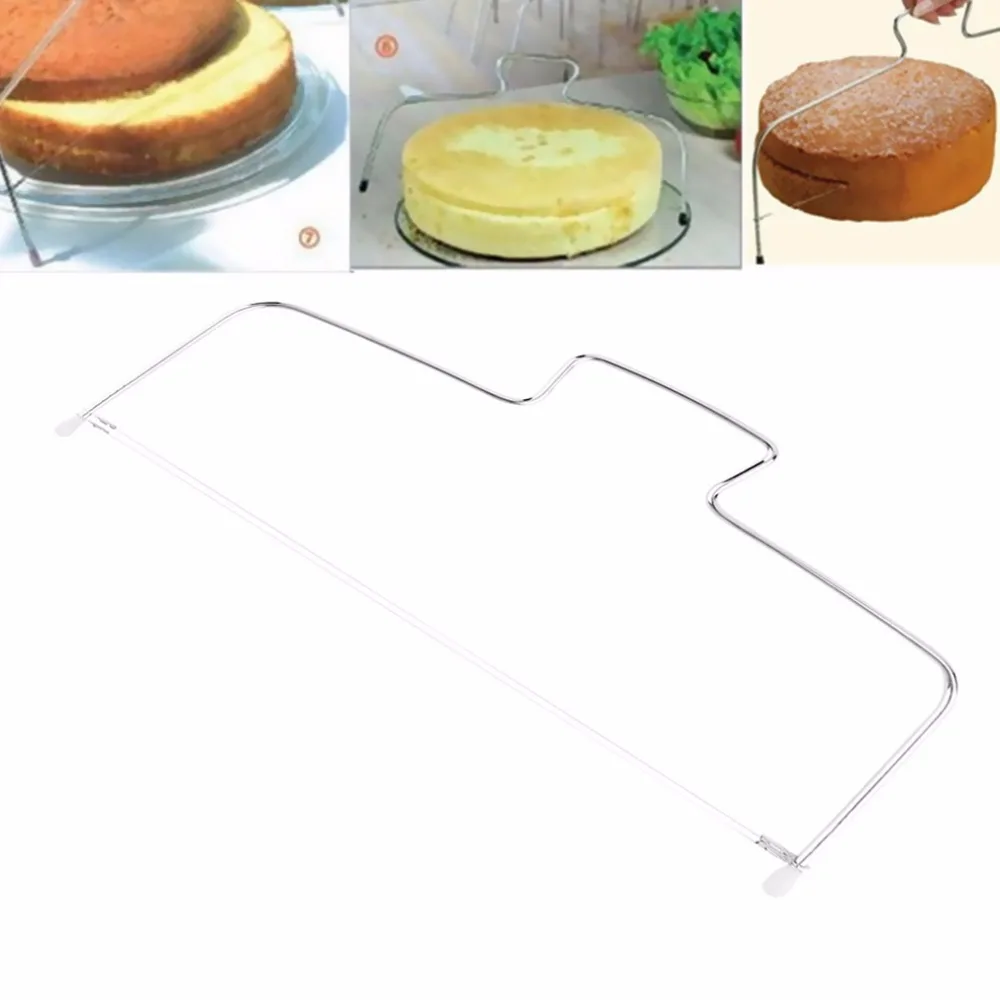 

Stainless steel Adjustable Wire Cake Cutter Slicer Leveler baking tools kitchen accessories