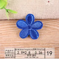 MAXSIN FUN 10PCS Cute Flower Iron-On Patches – Perfect for Kids\' Bags & Dress Embroidery - Image 3