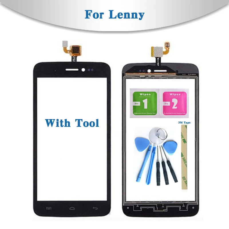 Высокое качество 5 0 &quotдля Wiko Lenny 1 2 3 или 5'' 4 сенсорный экран дигитайзер Датчик