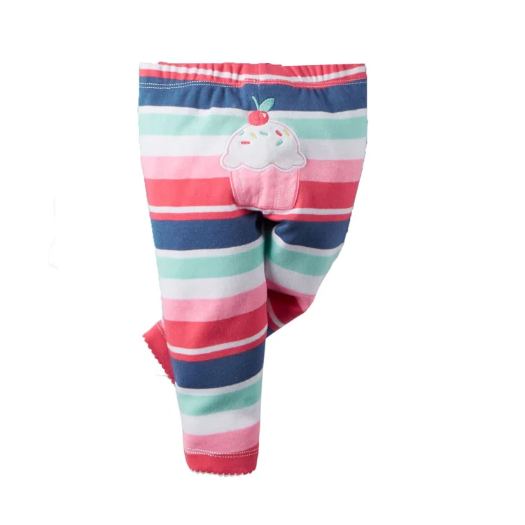 cartoon baby pants soft cotton elastic waistband (6)