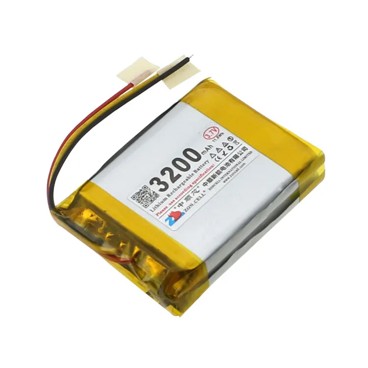 

3.7V Customizable Plug for 3200mAh Triple-Wire Polymer Lithium Ion Battery with NTC Protection Function