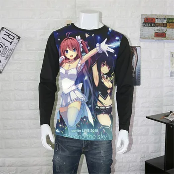 

Cosplay Anime Aokana Four Rhythm Across the Blue Mashiro Arisaka Cosplay Costumes Long sleeve T-Shirt Daily Clothing