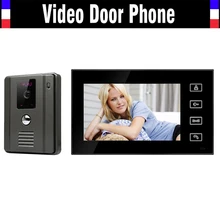 7″ inch Color Monitor Video Door Phone Door Bell Intercom System Infrared night vision Camera Video doorbell for home villa