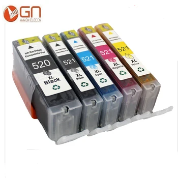 

5pcs/set for Canon PGI520xl CLI521xl PGI520 XL CLI 521 XL compatible ink cartridge for Canon MP540 MP550 MP560 MP630 MP640