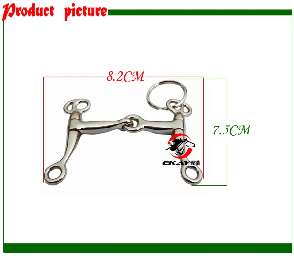 Цинковое кольцо с изображением лошади snaffle бит брелок, с уплотнительным кольцом. серебряный цвет(SK008