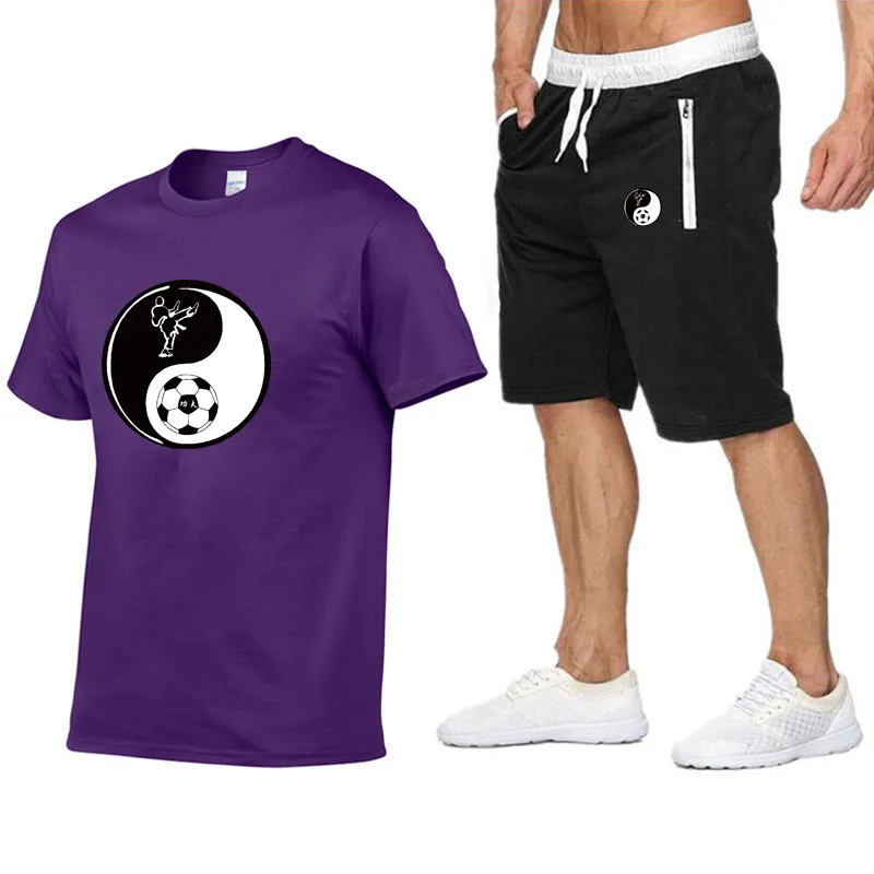 

New summer T-shirt men's quality latest 2019 fashion short-sleeved T-shirt suit funny T-shirt spoof O-neck shirt fresh + shorts