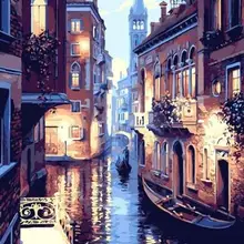 4050 огни Венеции-Краски по комплекты номеров для взрослых «сделай сам»