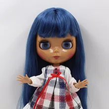 doll blue hair