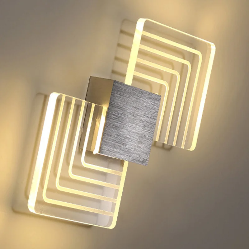 Asas de Borboleta Lâmpada de Parede Arandelas de Parede Lâmpada com Escovado Luz da Varanda de Parede Estilo Branco Quente Levou Acrílico Luzes Sconce Silv 6 w 3 China light sconce Suppliers