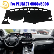 Easysee крышка приборной панели Pad Dashmat коврик с рельефом от солнца шахматная доска ковровые покрытия для PEUGEOT 4008& 5008