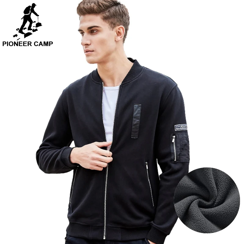Pioneer Camp новинка 2018 куртка пальто для мужчин брендовая одежда осень зима флисовая