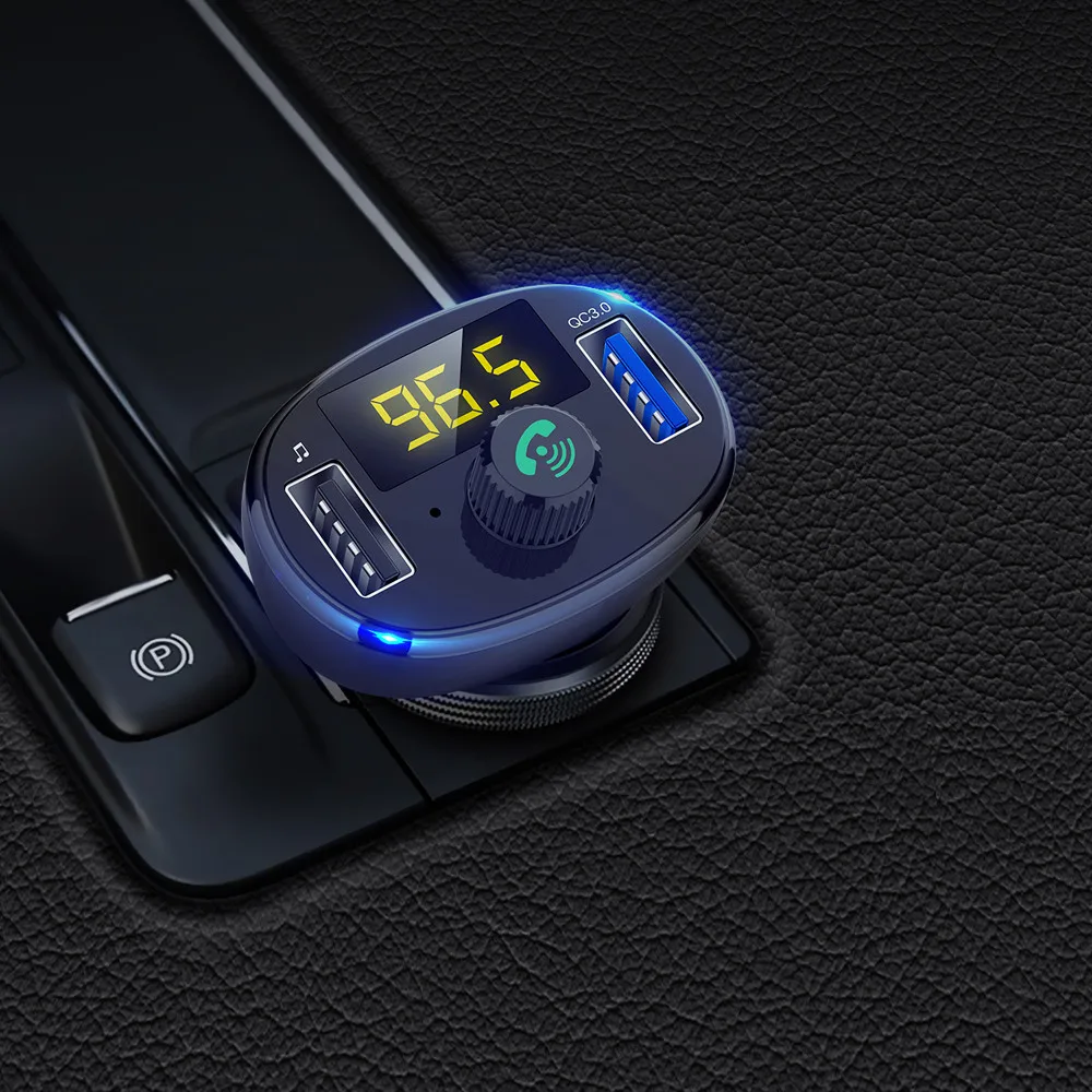 Bluetooth BT23 QC3.0 USB автомобильный комплект MP3 беспроводной FM передатчик приемник