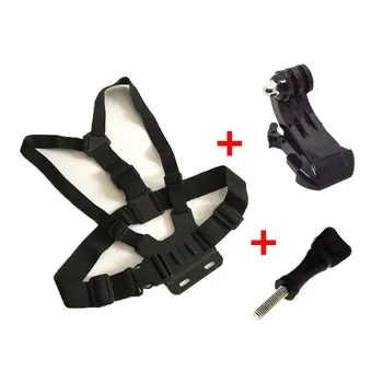 

Action Camera Accessories Adjustable Chest Belt Strap J-Hook Mount Harness For GoPro Hero 5 4 SJCAM SJ4000 Xiaomi Yi EKEN H9 Cam