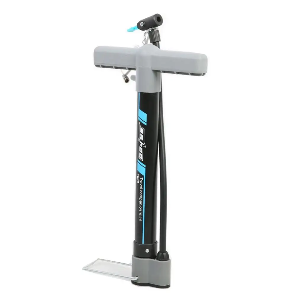 

130psi High Pressure Bicycle Pump Presta & Schrader Valve with Multi-function Gas Nozzle for Bike Motorcycle Car