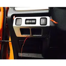 Для Subaru XV 2012-15 спереди головной свет лампы кнопка включения Обложки отделка 1 шт. автомобиль-Стайлинг