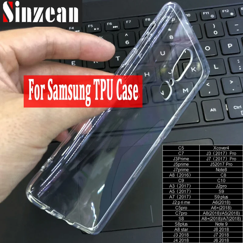 Sinzean 100 шт. Топ ТПУ чехол с отверстием для ремня Samsung Note 9/S8/J7 PRO/J5 PRO/NOTE 8/A8 plus 2018/A6 2018/S9