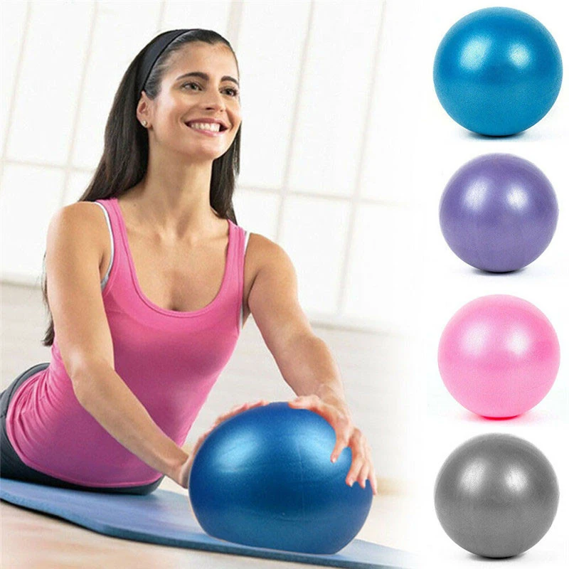 25cm Yoga Ball Exercise Gymnastic Fitness Pilates Ball Balance Exercise Gym Fitness Yoga Core Ball Indoor Training Yoga Ball