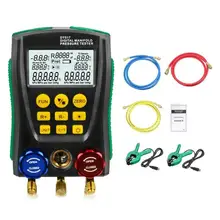 DY517 Pressure Gauge Refrigeration Digital Vacuum Pressure Manifold Tester Meter Temperature Tester цена DY517 Pressure Gauge Refrigeration Digital Vacuum Pressure Manifold Tester Meter Temperature Tester цены онлайн