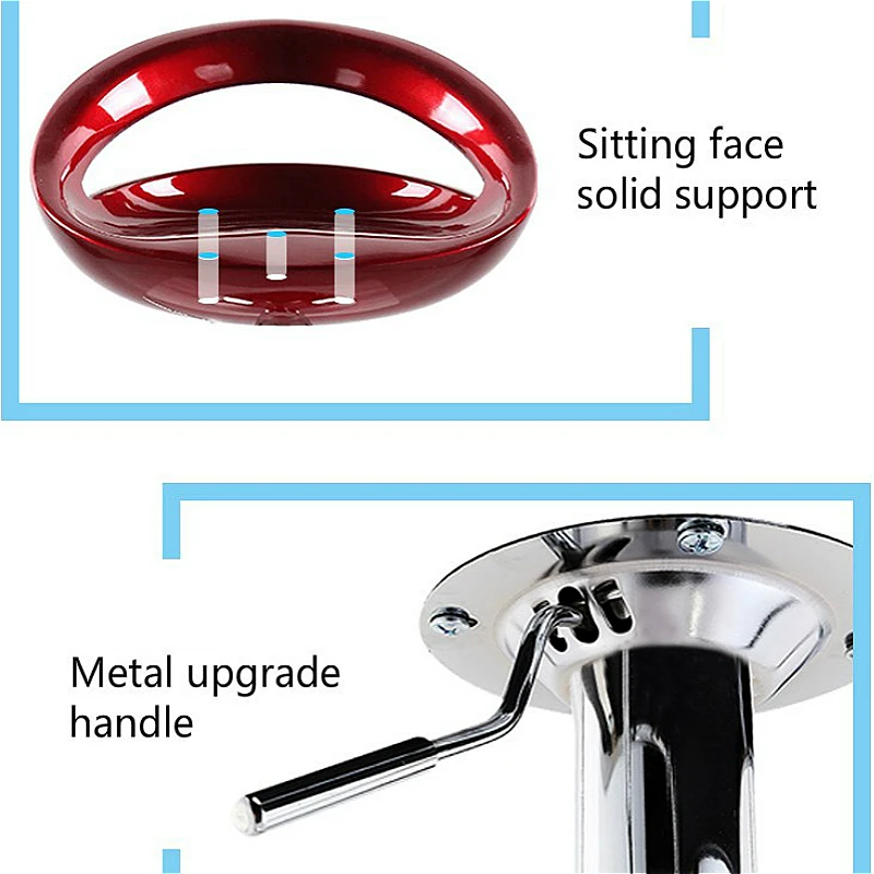 Simple Plastic Bar Chair Lifted Rotated Household Balcony Multi-purpose High Stool with Small Backrest Stable Front Desk Chair Simple Plastic Bar Chair Lifted Rotated Household Balcony Multi-purpose High Stool with Small Backrest Stable Front Desk Chair