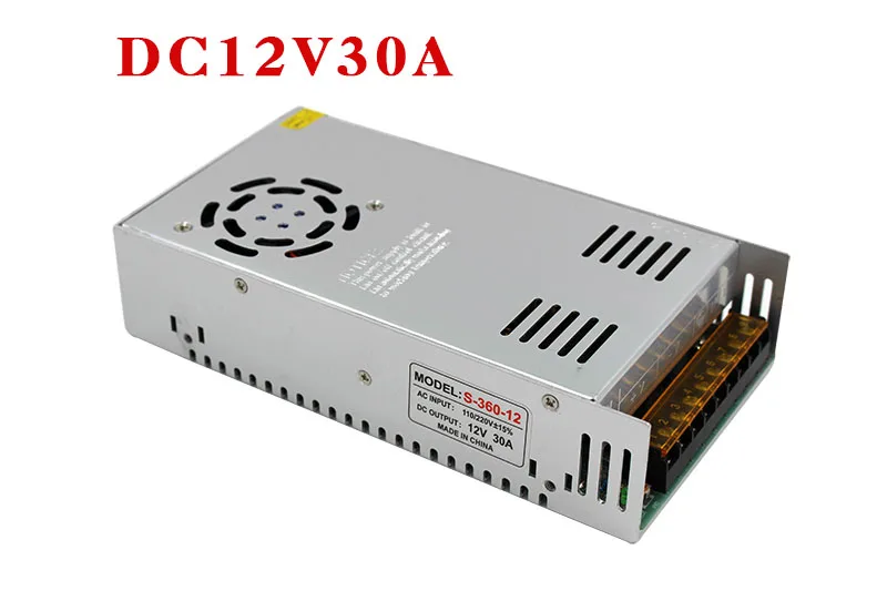 Лидер продаж AC85-265V 110V 220V постоянного тока до DC5V 12V 24V 36V 48V 1A 2A 3A 5A 10A 15A 20A 30A 40A 80A CCTV/блок питания светодиодной ленты адаптер - Цвет: DC12V30A