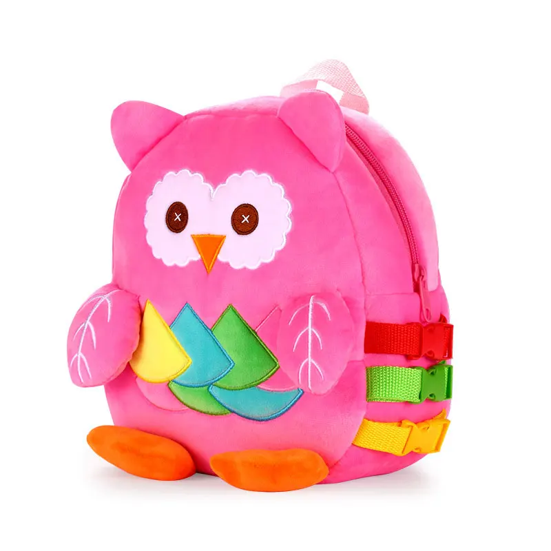 

Kawaii Plush Owl Backpacks Stuffed Animal Soft Cute kids Bags Toys School Shoulder Outdoor Backpacks for 2~4 Years Children Gift