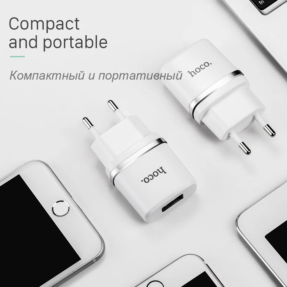 HOCO 5В 1.0A Универсальное USB Зарядное Устройство Зарядный универсальный адаптер