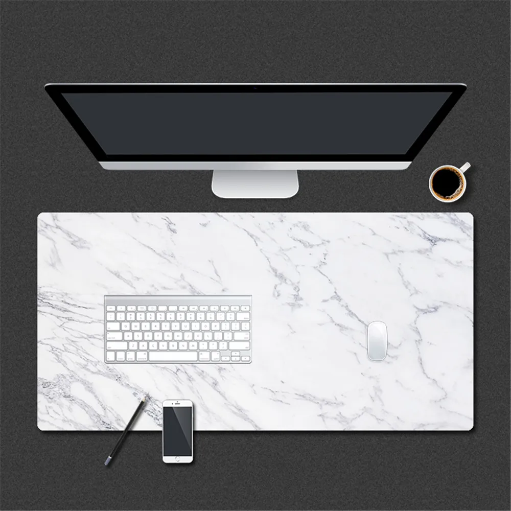 600x300mm Marble PU Large Gaming Mouse Pad Gamer Non Slip Big Mouse Mat