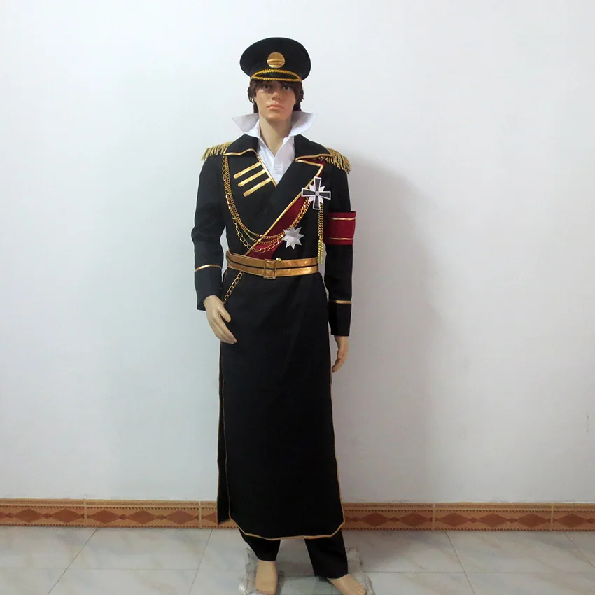 K RETURN OF KINGS Suoh Mikoto Military Uniform Cosplay Costume Custom Made Any Size | Тематическая одежда и униформа