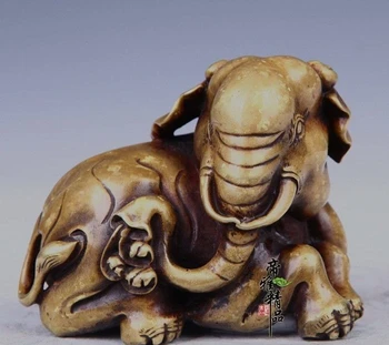 

China Palace Royal Bronze Copper Gild Elephant Statue Art Decoration Sculpture