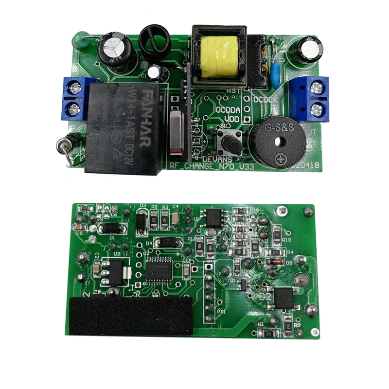 Домашний Беспроводной датчик дистанционного управления RF 433MHZ стеклянная панель