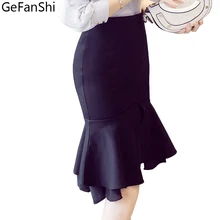 S-5XL, Осень-зима, новинка, шифоновая Лоскутная юбка с открытым разрезом, модная женская облегающая юбка, высокая талия, сексуальная миди облегающая юбка, черная, красная