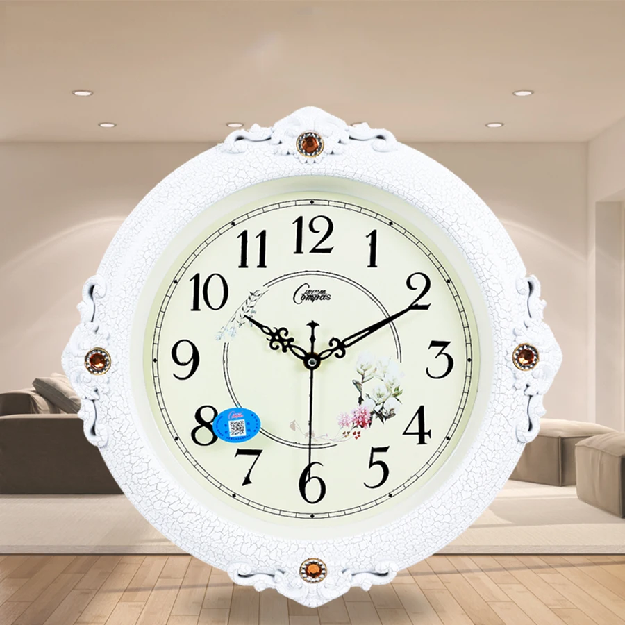 

European Wall Clock Fashion Creative Simple Living Room Clocks Modern Design Klok Nordic Vintage Wall Watches Home Decor 50Q025