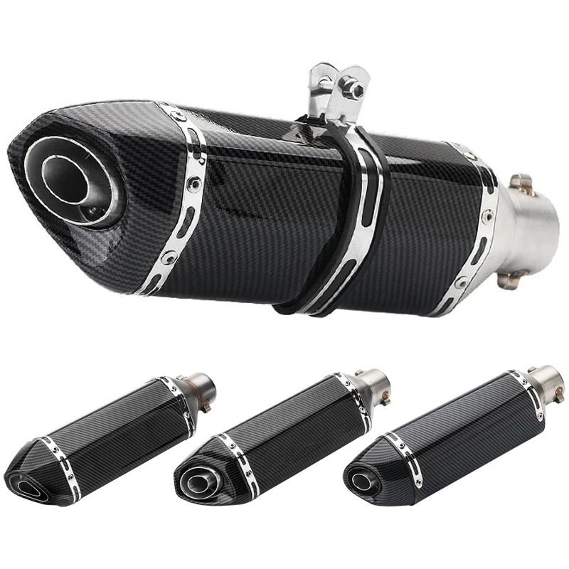 

New Small Hexagonal Motorbike Best sell Exhaust Muffler DB Killer Universal Motorcycle Exhaust Muffler Pipe Laser Mark