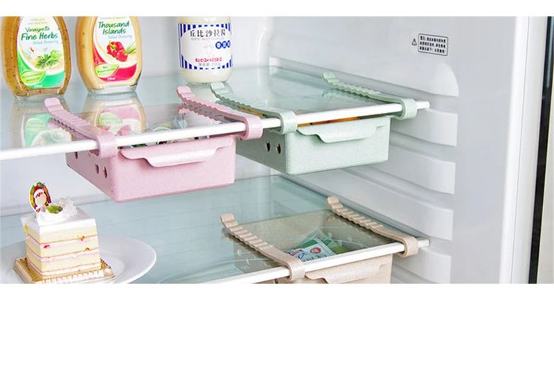 Холодильник для хранения коробка Кухня аксессуары обеспечивает экономию места • Банки отделочные четыре Чехол Органайзер креативный Twitch Тип подсветки перчаточного ящика, новинка
