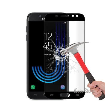 

9H Full Cover Screen Tempered Glass For Samsung Galaxy J7 2017 SM-J730F/DS J730F J730K J730FM European Version Protective Film