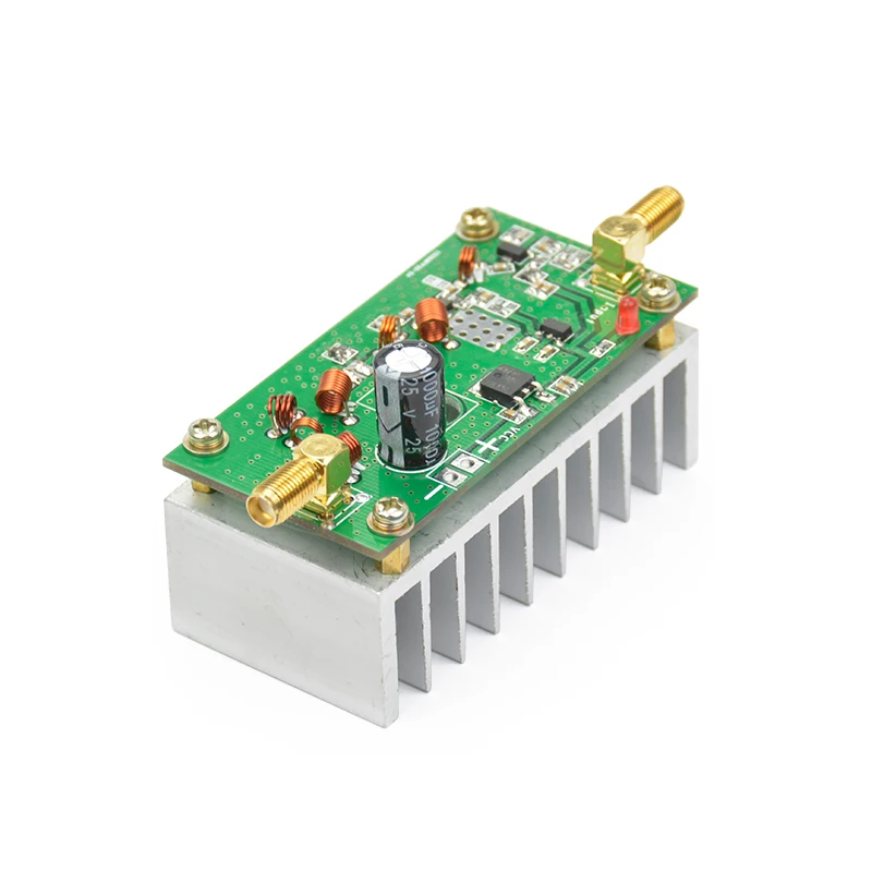 Aiyima 7W FM Power Amplefier HF Amplifier Board 65-110MHz Input 1mW With Heat Sink