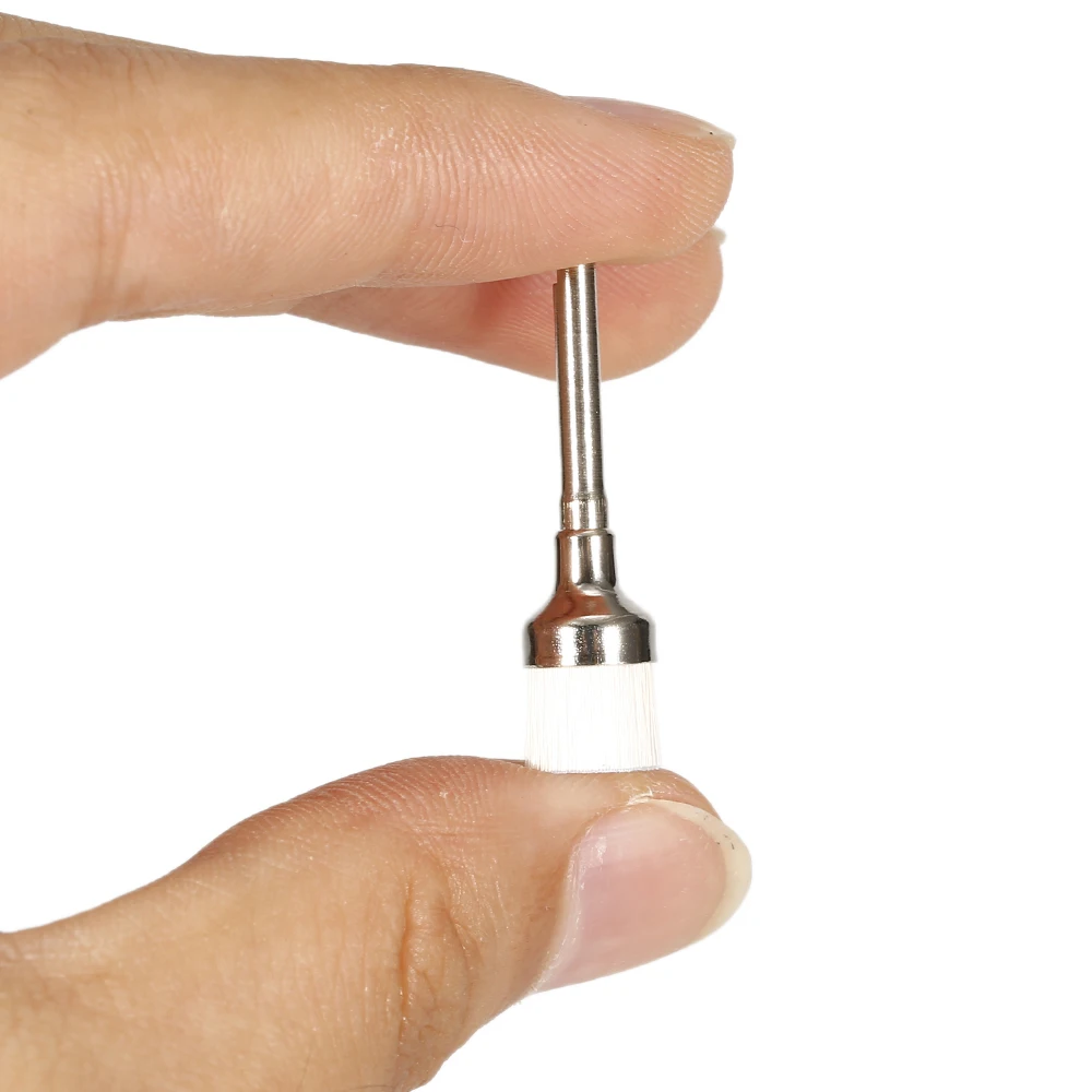 

High Quality 100pcs Polished Whitening Brush Nylon Soft Brush Wear Resistance Professional Teeth Polished Dental Nylon Brushes