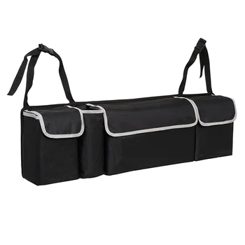 

Car Trunk Organizer Backseat Storage Bag High Capacity Oxford Cloth Car Seat Back Organizers Interior Accessories