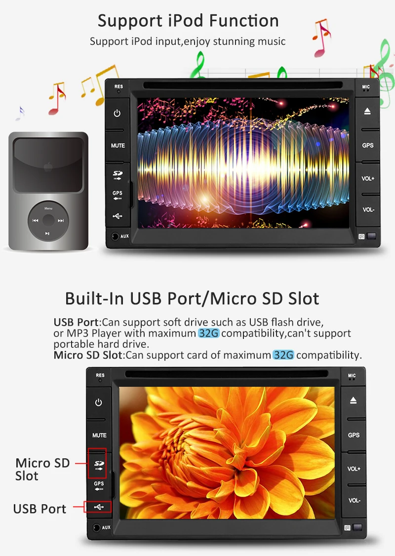 Flash Deal 3G Stereo Auto System win8 GPS Map Car DVD HeadUnit 6.2 Inch EQ In Deck USB BT Autoradio PC FM AM Radio SD 3D 4