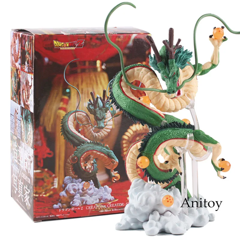 Аниме Dragon Ball Z рисунок Shenron обмотки Дракон Фигурку Рисунок ПВХ игрушки подарок 14,5 ~ 15,5 см