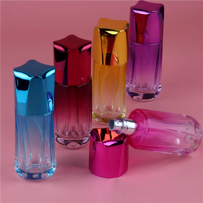 1 шт. флакон для духов с распылителем 50 мл|glass perfume bottle|empty glass bottlesrose bottle |