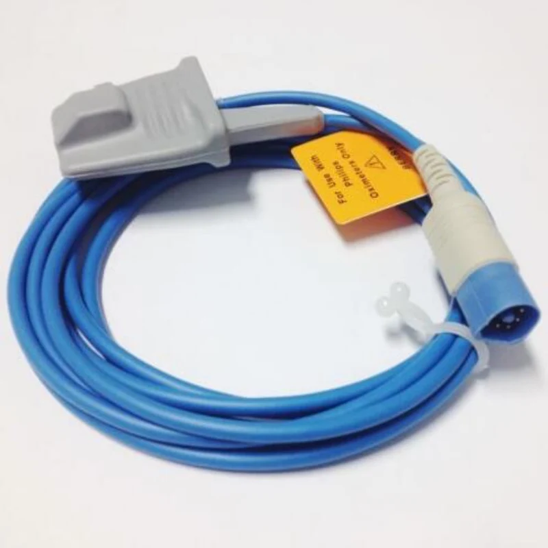 Feixe de cabos Sensor de Oxigênio Compatível com Philips Spo2 sensor de oxigenio spo2 compativel philips 01