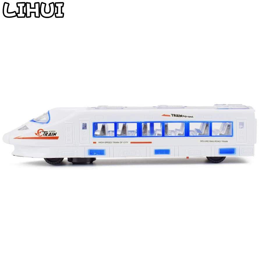 Electric High speed Train Toys For Boys LED Flashing Lights Sounds