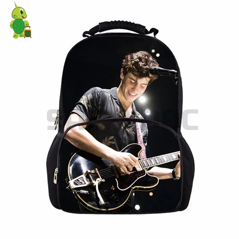 

Pop Star Shawn Mendes Backpack for Teenage Boys Girls School Bags Fashion Travel Bags Women Men Large Capacity Laptop Backpack