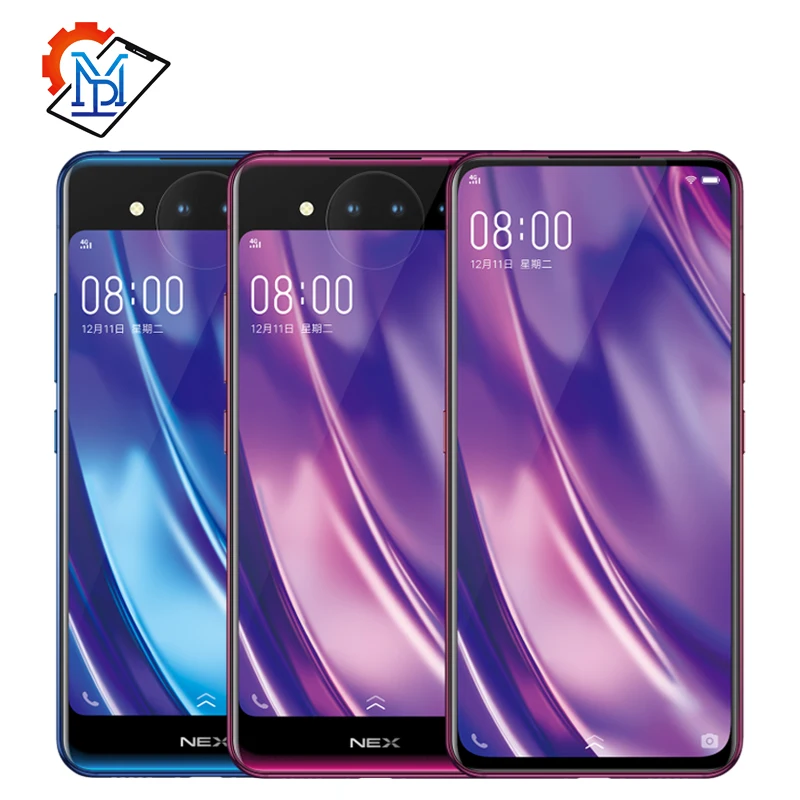 Vivo NEX 2 Dual display сотовый телефон 6 39 дюймов 10 Гб оперативная память 128 Встроенная