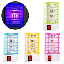 СВЕТОДИОДНЫЙ Электрический москитный киллер, штепсельная розетка европейского стандарта, модный хит, 220 В, ловушка для лампы, полезная мини-лампа