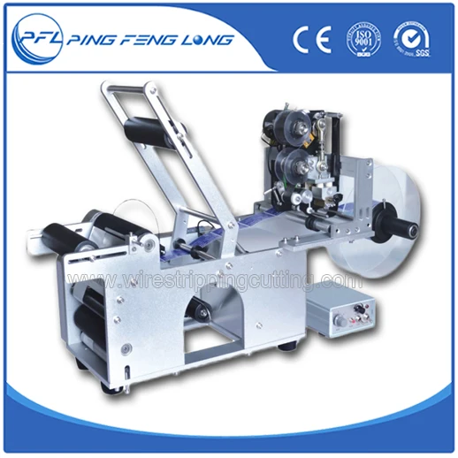 

PFL50A Semi-Automatic Round Bottle Labeling printing Machine